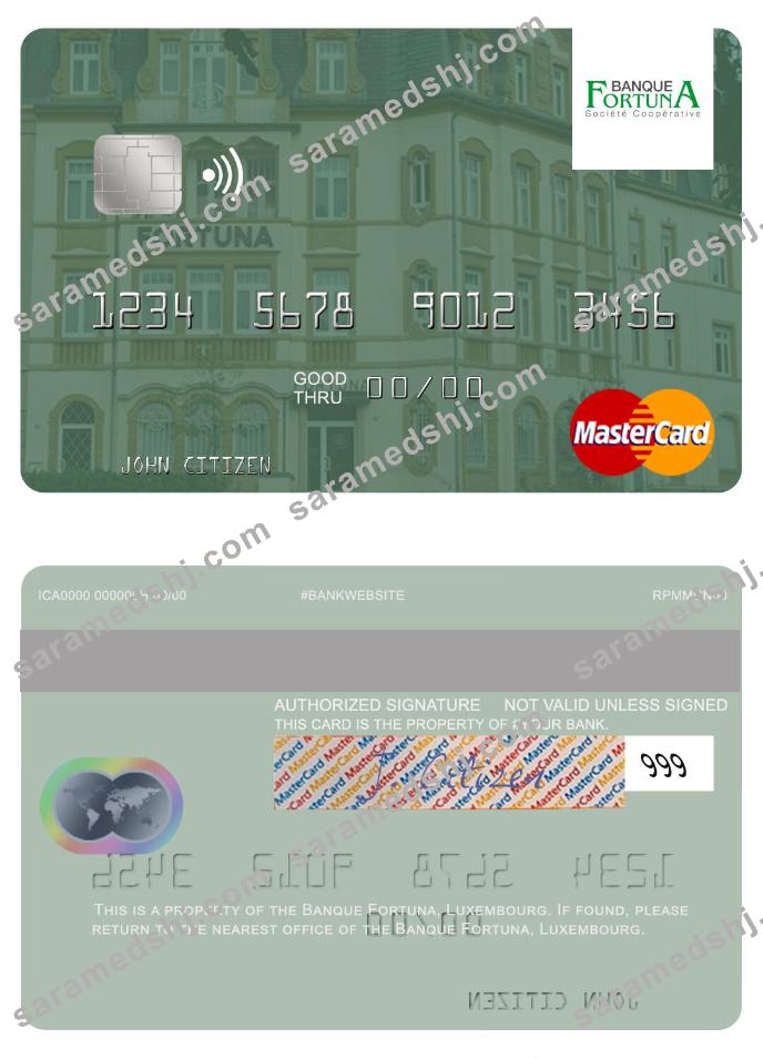 Luxembourg Banque Fortuna mastercard